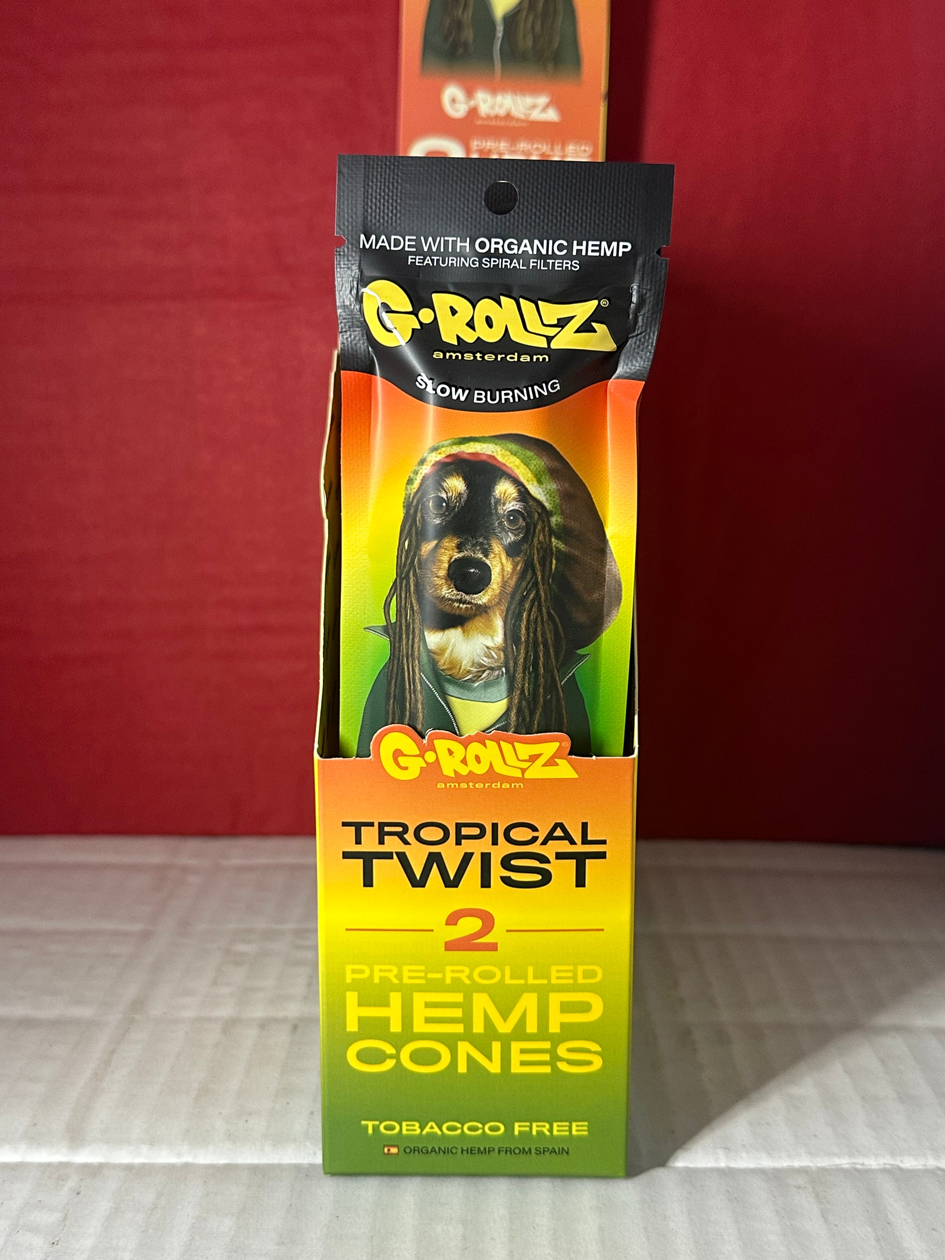 G-rollz pre rolled hemp cones-tropical twist