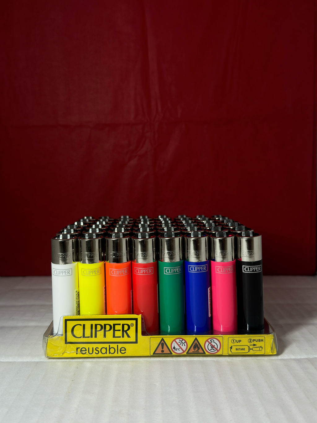 Clipper lighter solid colours