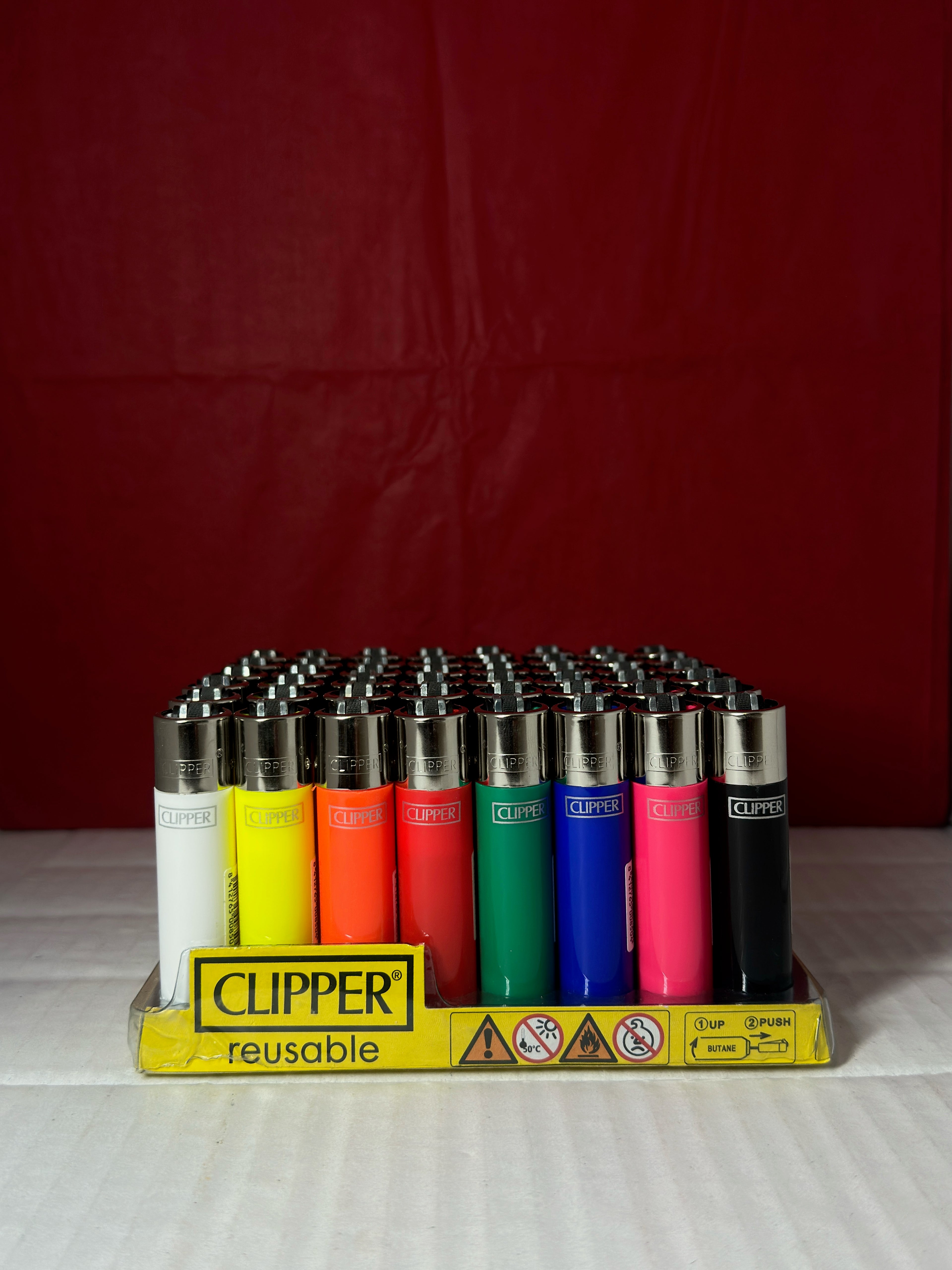 Clipper lighter solid colours