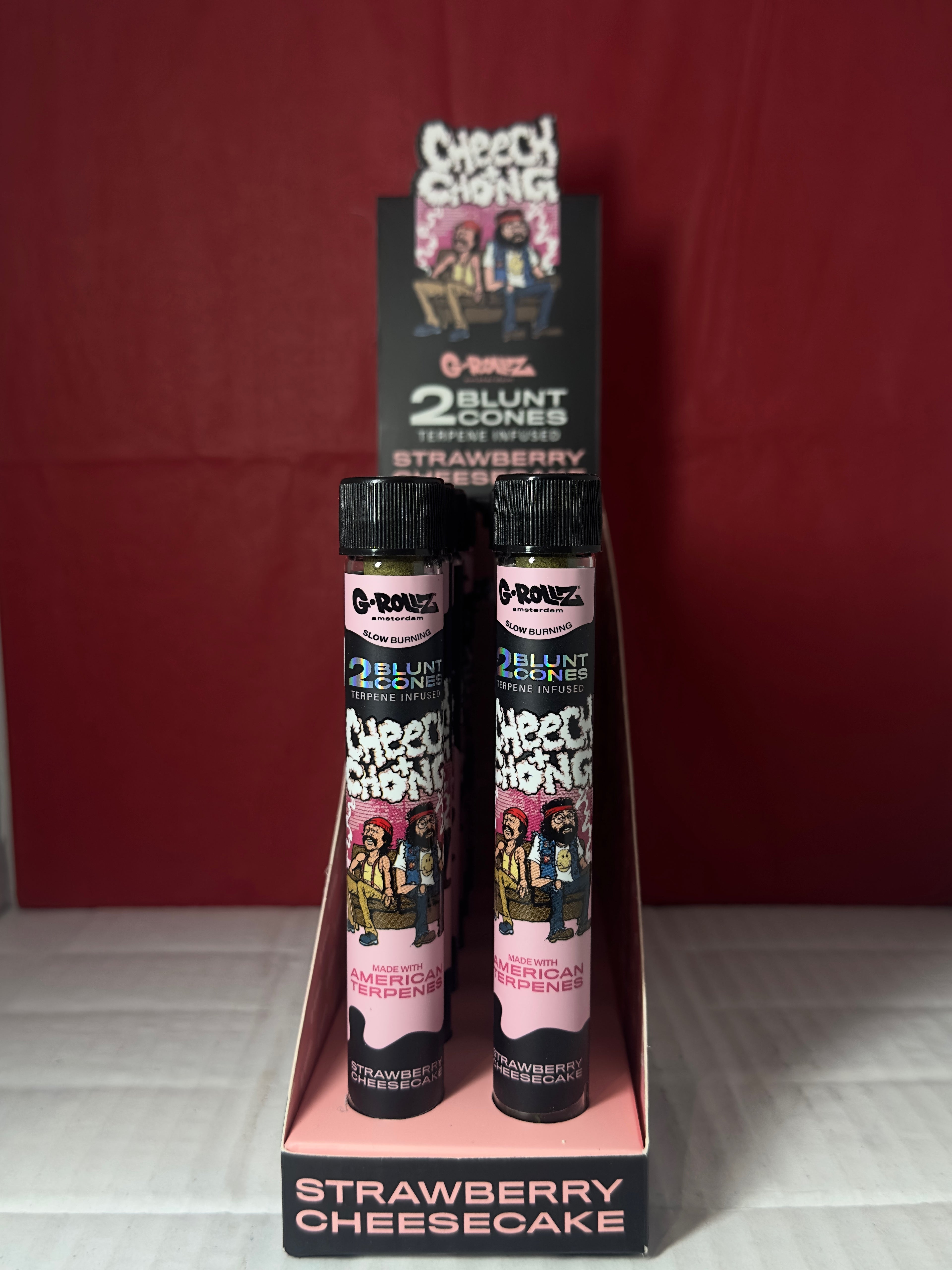 G-rollz blunt cones-Cheech & Chong-strawberry cheesecake