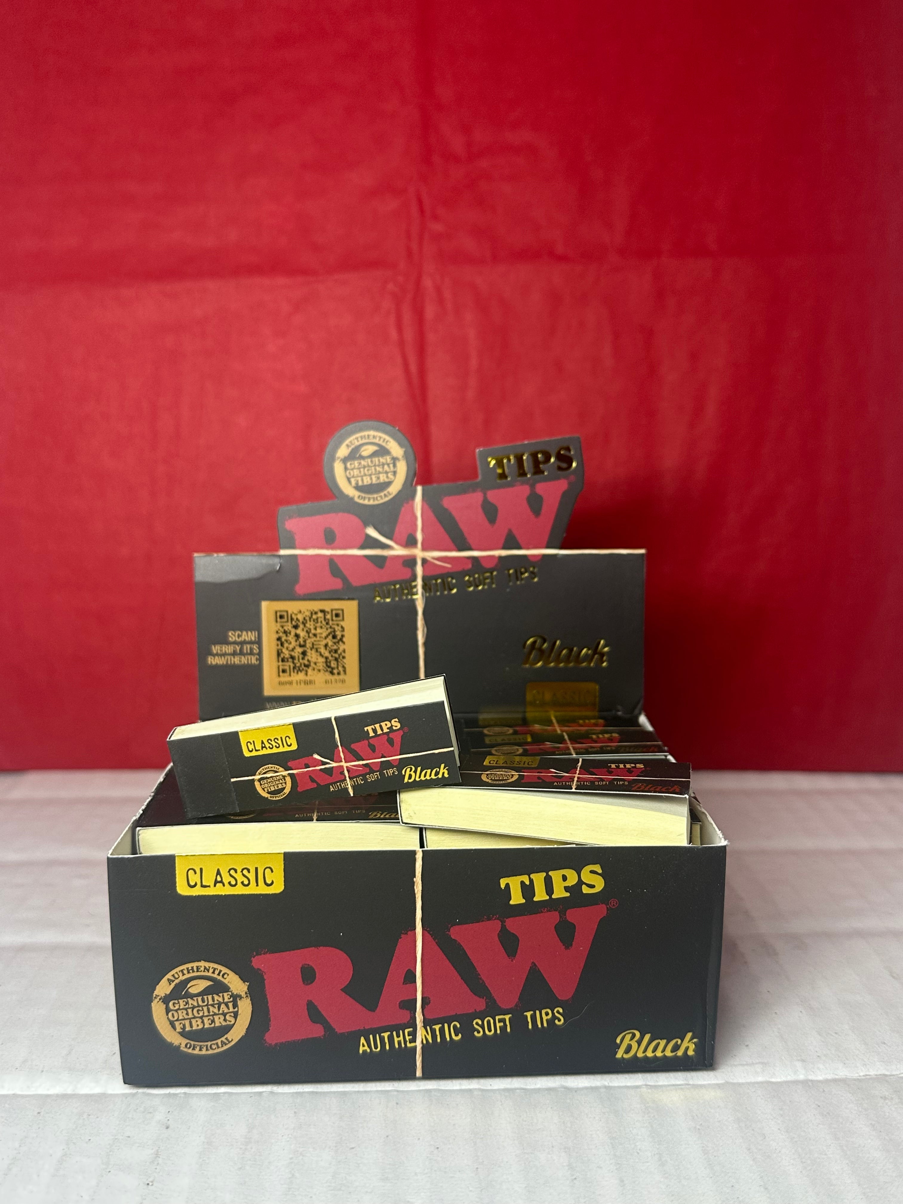 RAW black classic rolling tips
