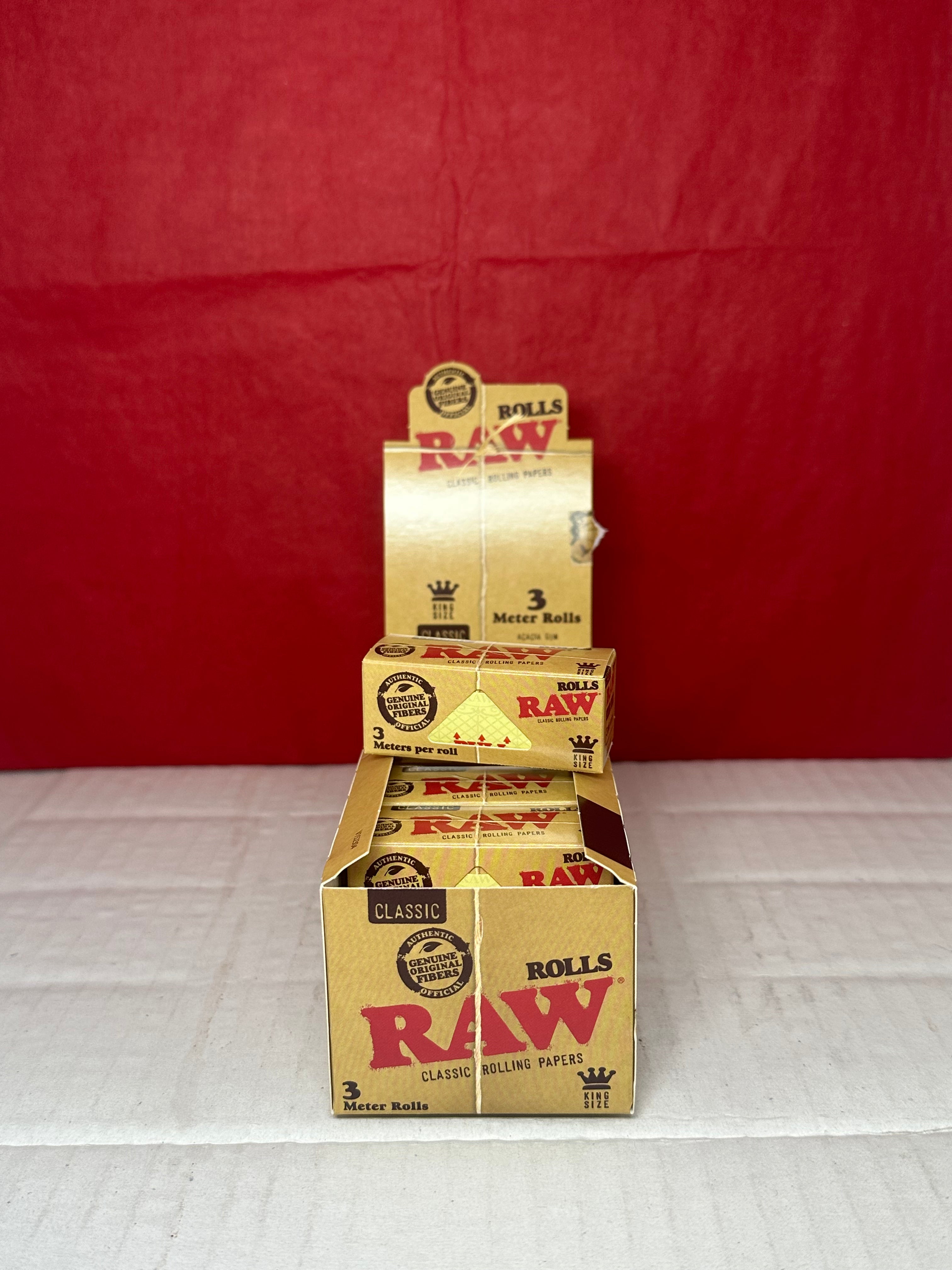 RAW classic king size slim 3 meter roll