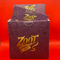 Zoot purple king size rolling paper with tips + built in pouch