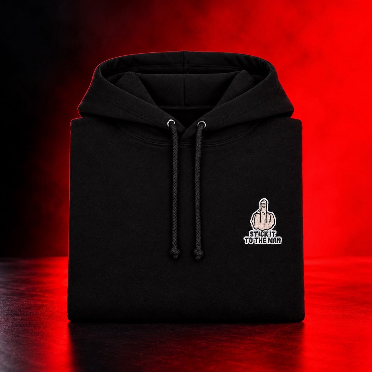 Stick It 2 The Man Finger Hoodie